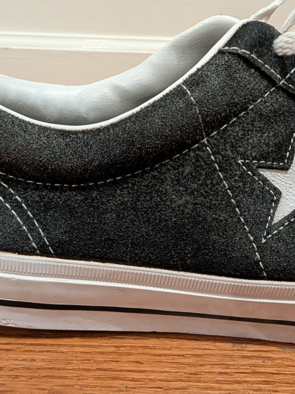 Vintage 1990s Black Converse One Star Ox, Size 12 - Picture 4 of 16